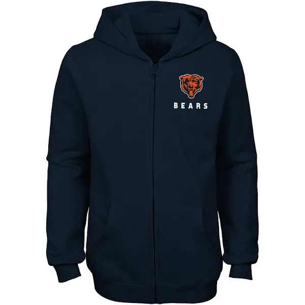 Outerstuff NFL Youth Girls Chicago Bears Full Zip Hoodie