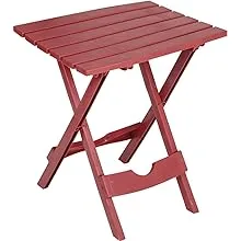 Adams Manufacturing 8510-95-3700 Quik-Fold Side Table, No Size, Merlot