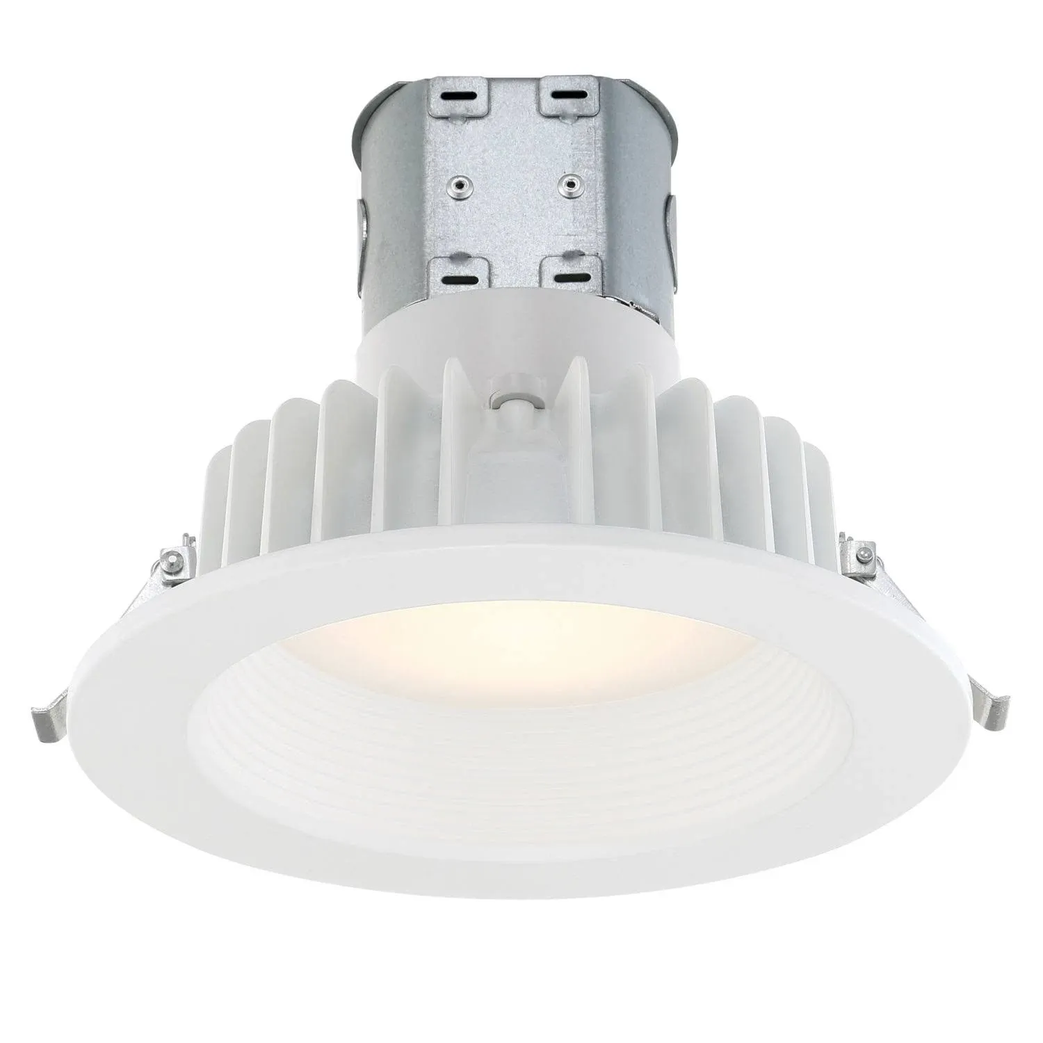 Easy Up 6 inch White Integrated LED Recessed Kit