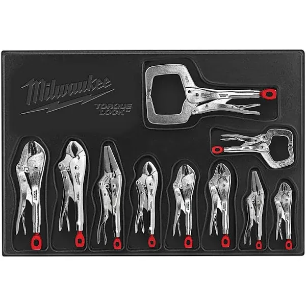 Milwaukee 48-22-3690 10-Piece Torque Lock Pliers Kit