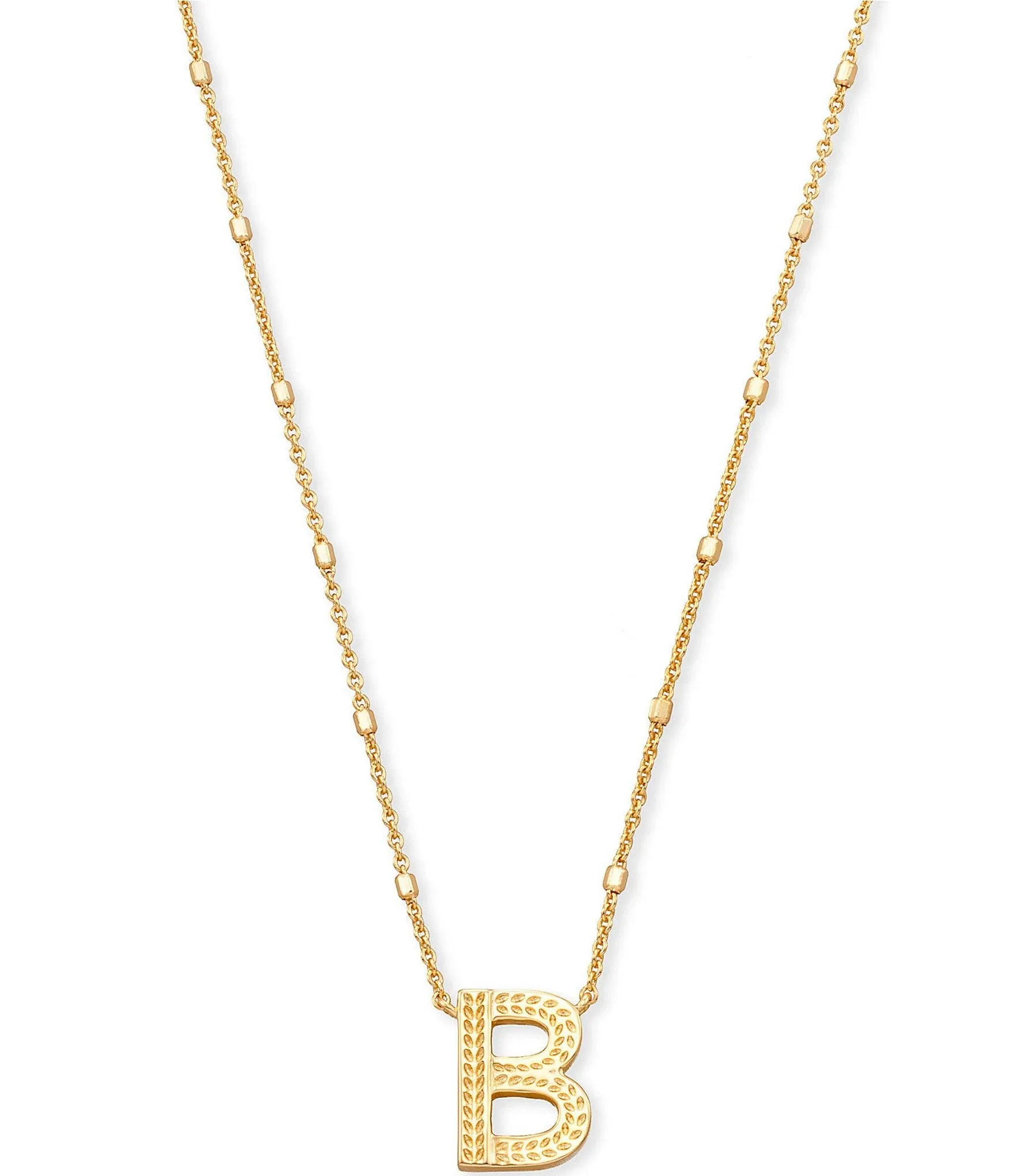 Letter Pendant Necklace