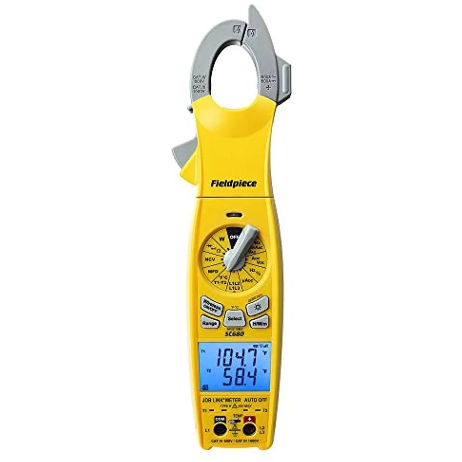 Fieldpiece SC680 Wireless Power Clamp Meter - True RMS - Phase Rotation