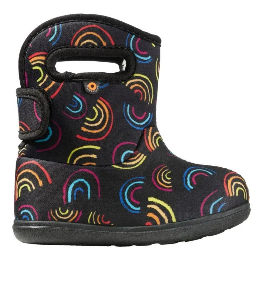 Bogs Outdoor Boots Girls Wild Rainbows Baby Bogs II Black Multi 73100I