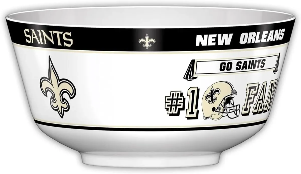 YouTheFan 3708815 NFL Orleans Saints Party Bowl - Large