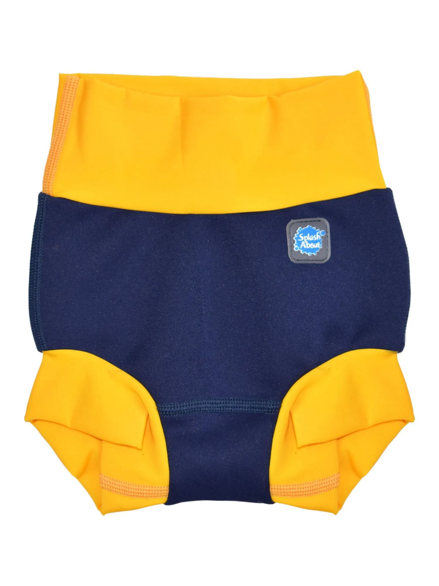 Happy Nappy Duo™ Reusable Swim Diaper - Navy/Yellow