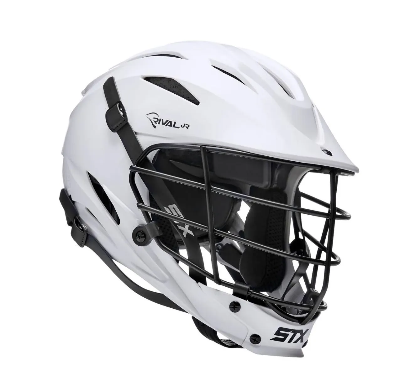 STX Rival Jr Youth White Lacrosse Helmet