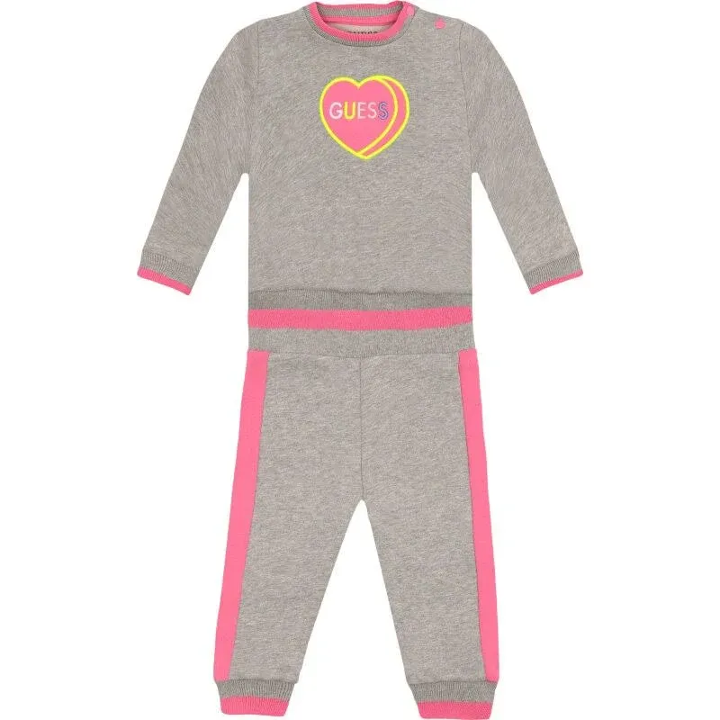 Baby Girls Fleece Sweatshirt and Joggers, 2 Piece Set