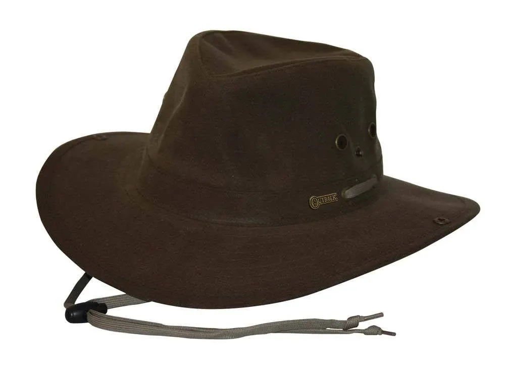 Outback Trading River Guide Oilskin Hat Men's