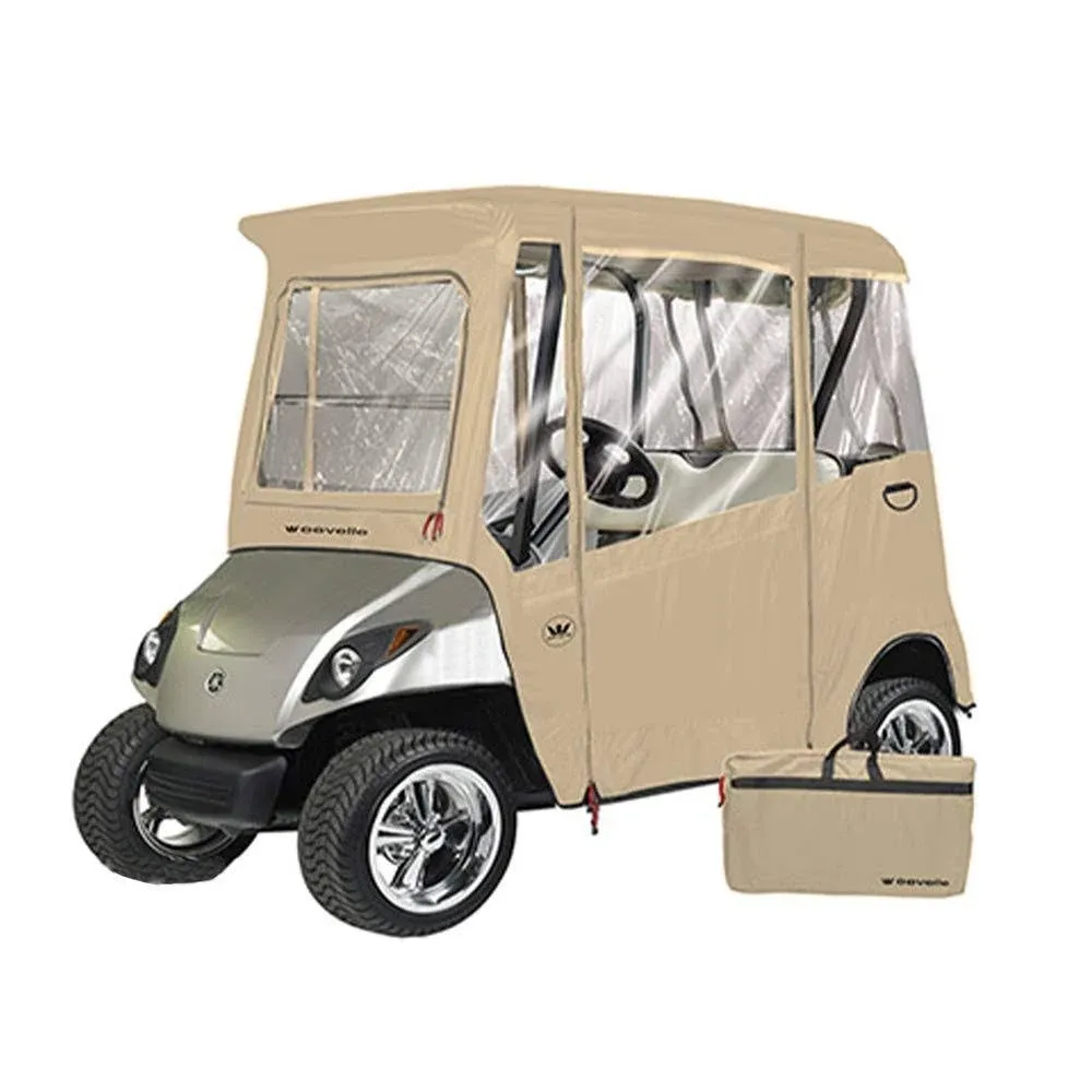 Greenline Golf Cart Enclosure by Eevelle USA | Golf Cart Cover | Waterproof Golf Cart, Club Car Cover | 2 Passenger Golf Cart Cover - 4 Passenger Golf Cart Cover