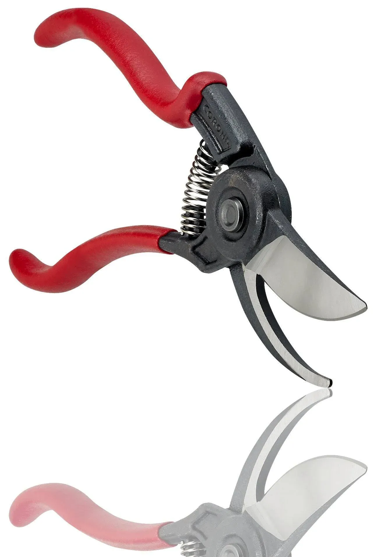 Corona BP 3640 Forged Steel ErgoACTION Angled Bypass Hand Pruner - 3/4 inch Cut Capacity Stem and Branch Garden Shears, Red