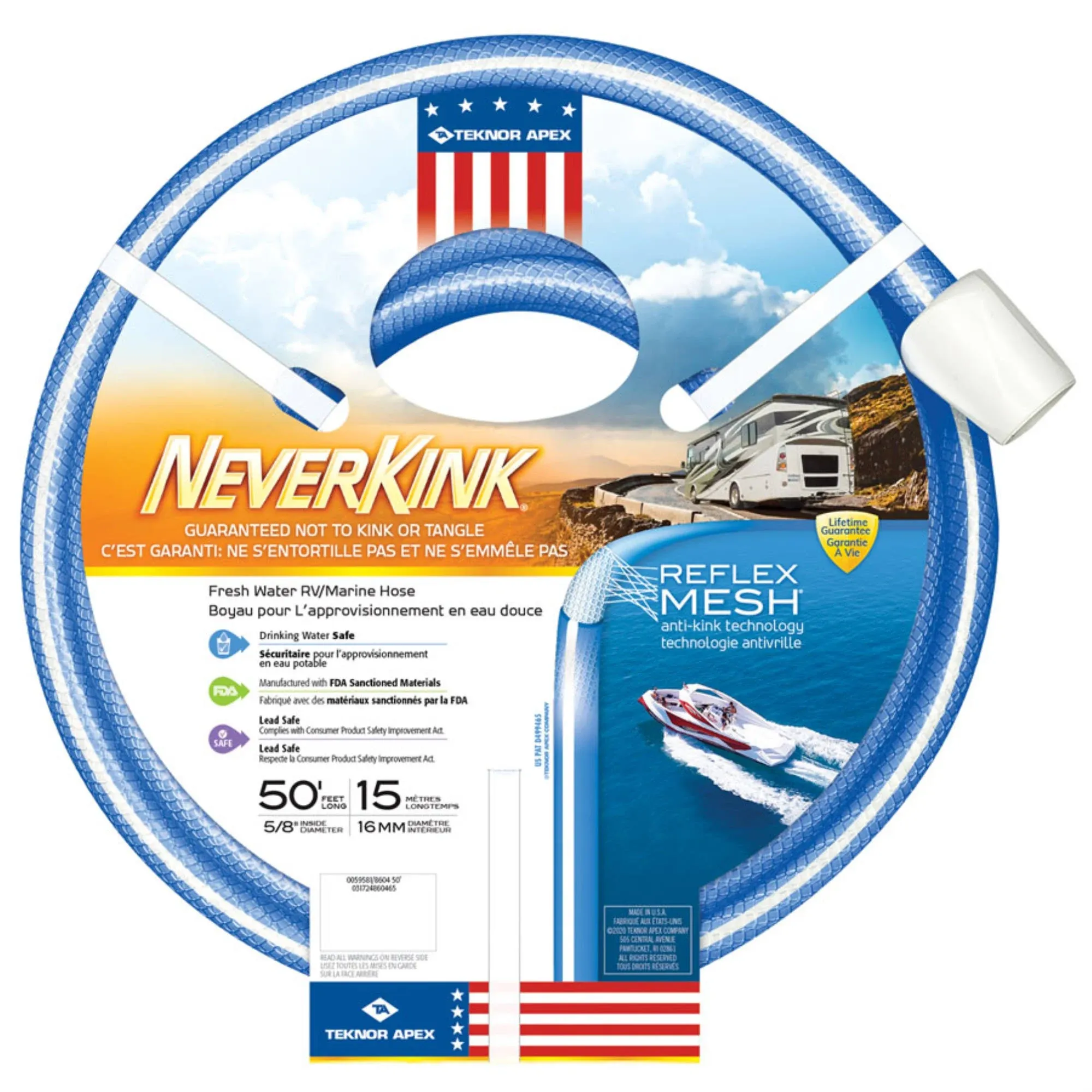 Teknor Apex Neverkink Water Hose 50'