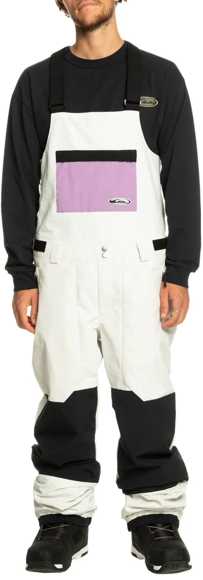 Quiksilver Fly High Bib Men's- Nimbus Cloud