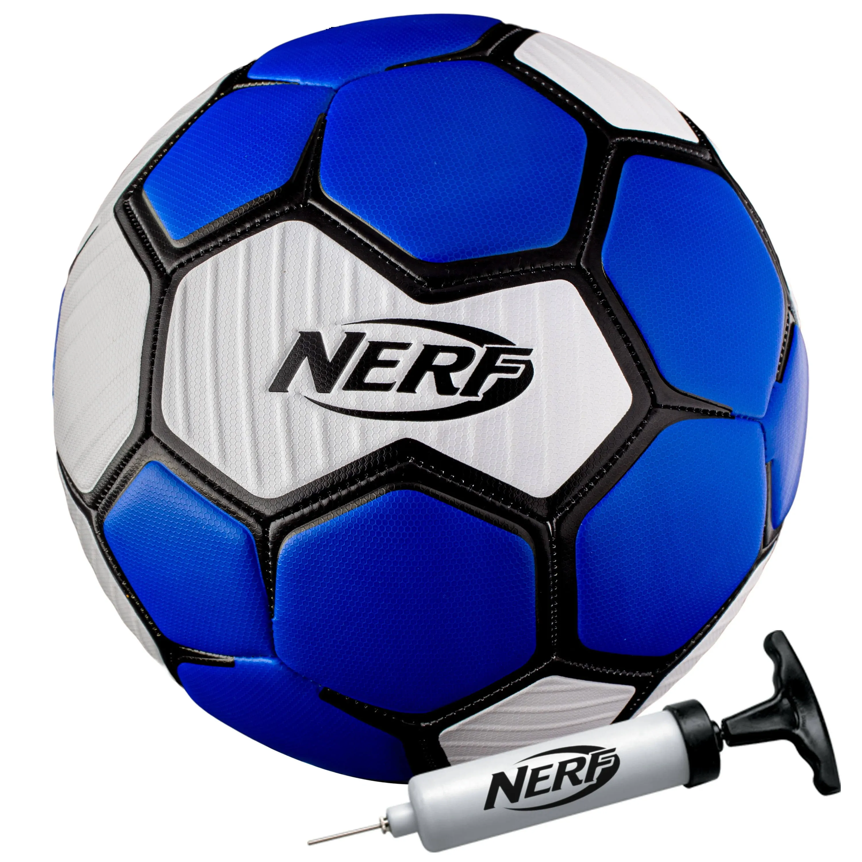 Nerf Proshot Soccer Ball - Official Size 5 Ball for League Play - Hand Stitched ...