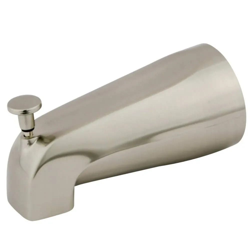 Kingston Brass K188A8 5" Tub Spout with Diverter, Satin Nickel