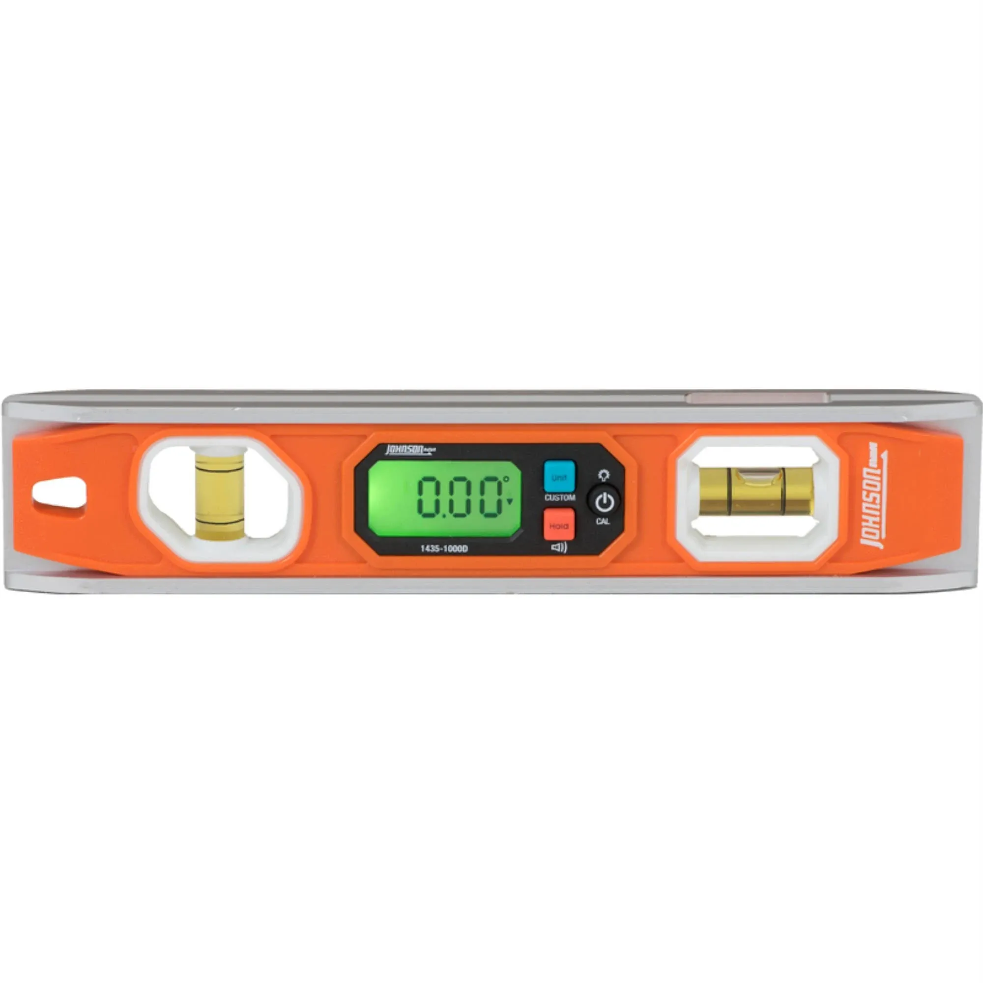 JOHNSON Level 10" Aluminum Magnetic Programmable Digital Torpedo 2 vial Orange ...