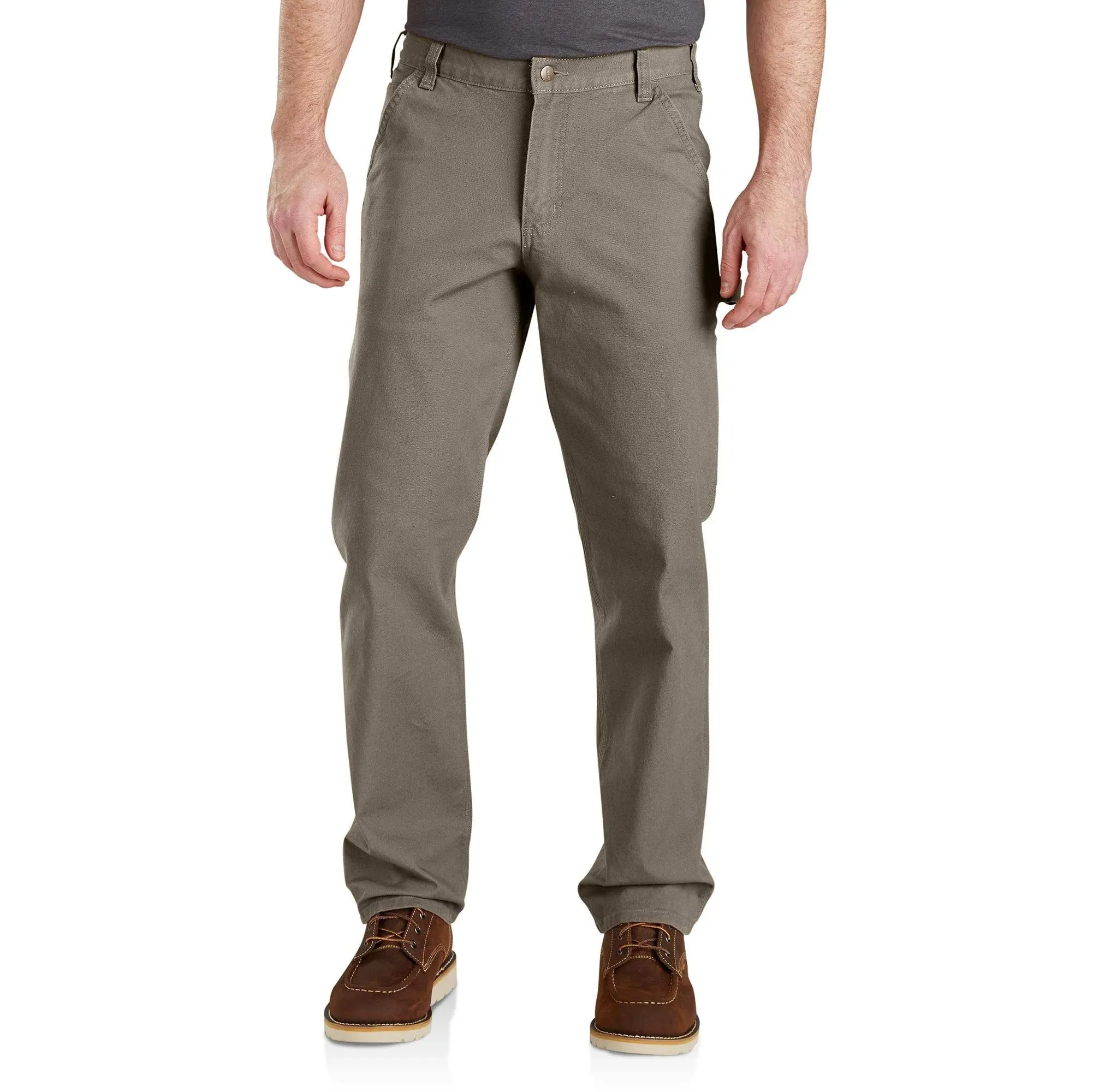 Carhartt Men's Rugged Flex Relaxed Fit Duck Utility Work Pant - Desert