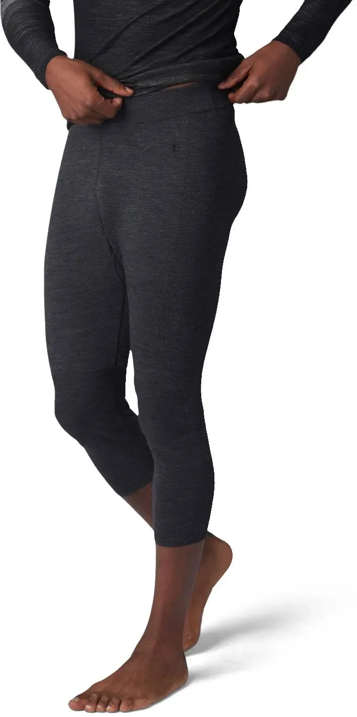 Smartwool Intraknit Thermal Merino Base Layer 3/4 Bottom - Men's Charcoal Heather ...