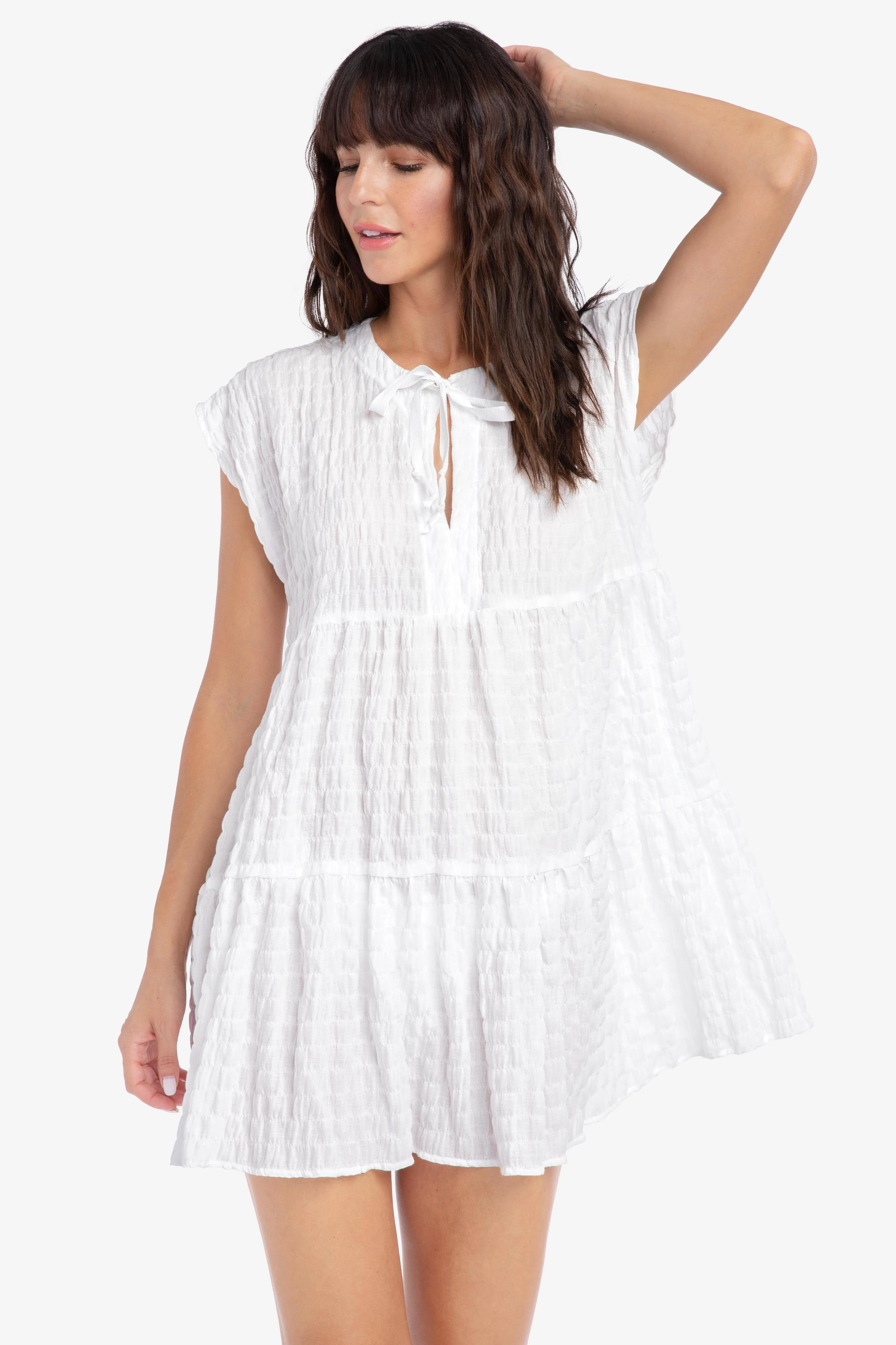 Robin Piccone Fiona Flouncy Cover-Up Dress