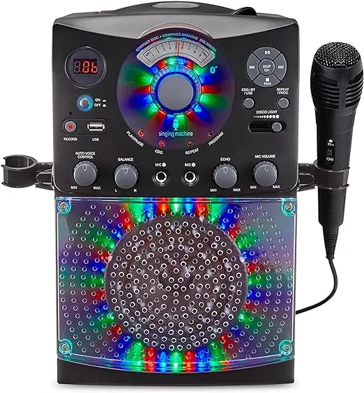 The Singing Machine Bluetooth Karaoke System