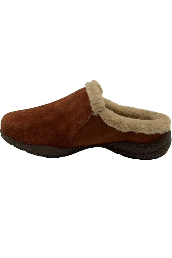 Clarks Collection Leather Warm- Lined Clogs Roseville Clog Mahogany