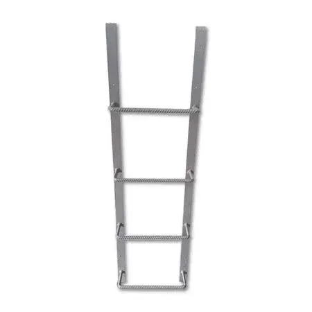 Window Well Supply 4-Rung Gray Egress Ladder