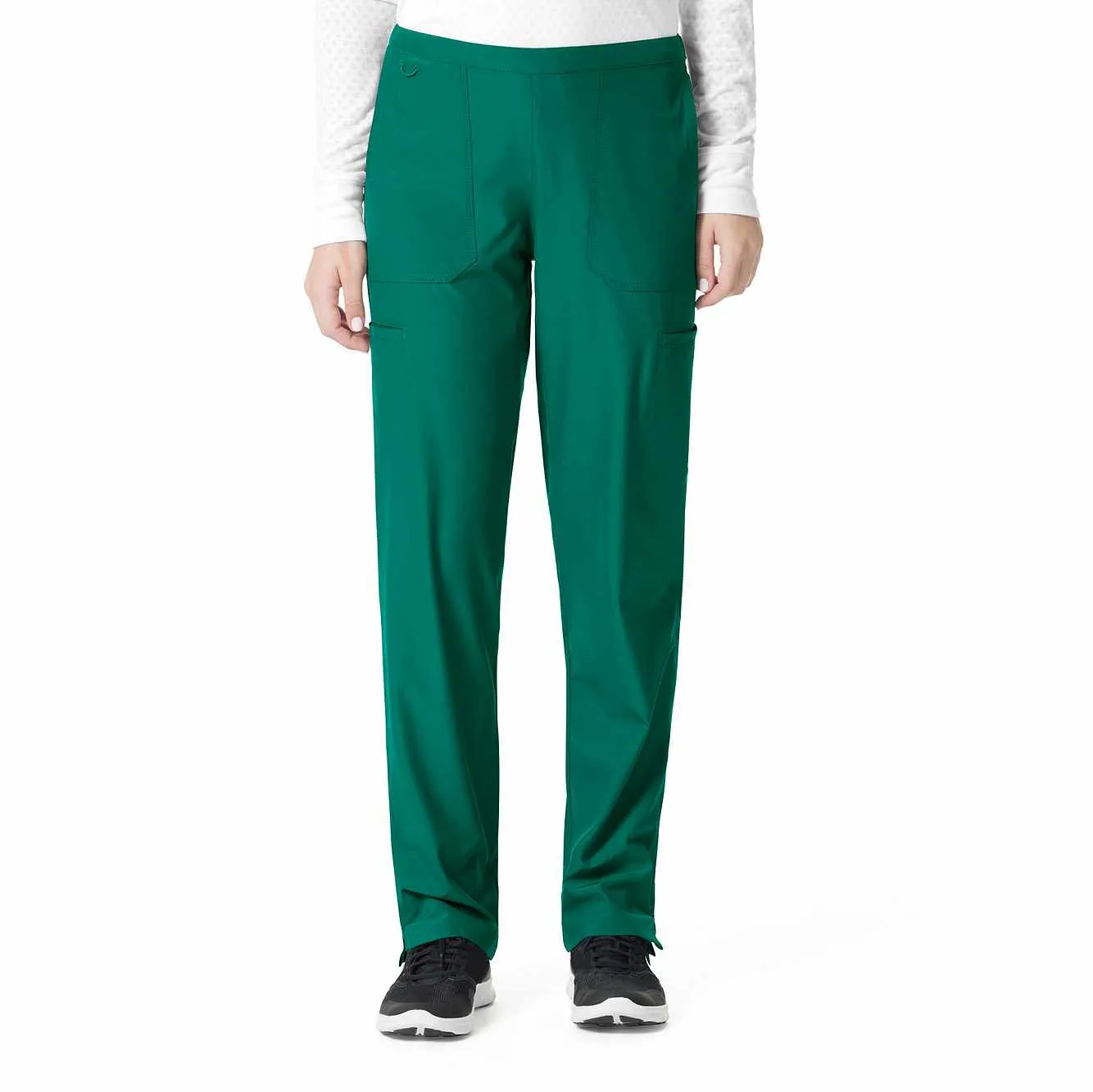 Carhartt Women's Women's Flat Front Straight Leg Scrub Pant | Hunter Green | M