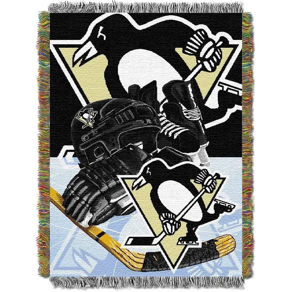 NHL Home Ice Advantage Woven Tapestry Throw Chicago Blackhawks