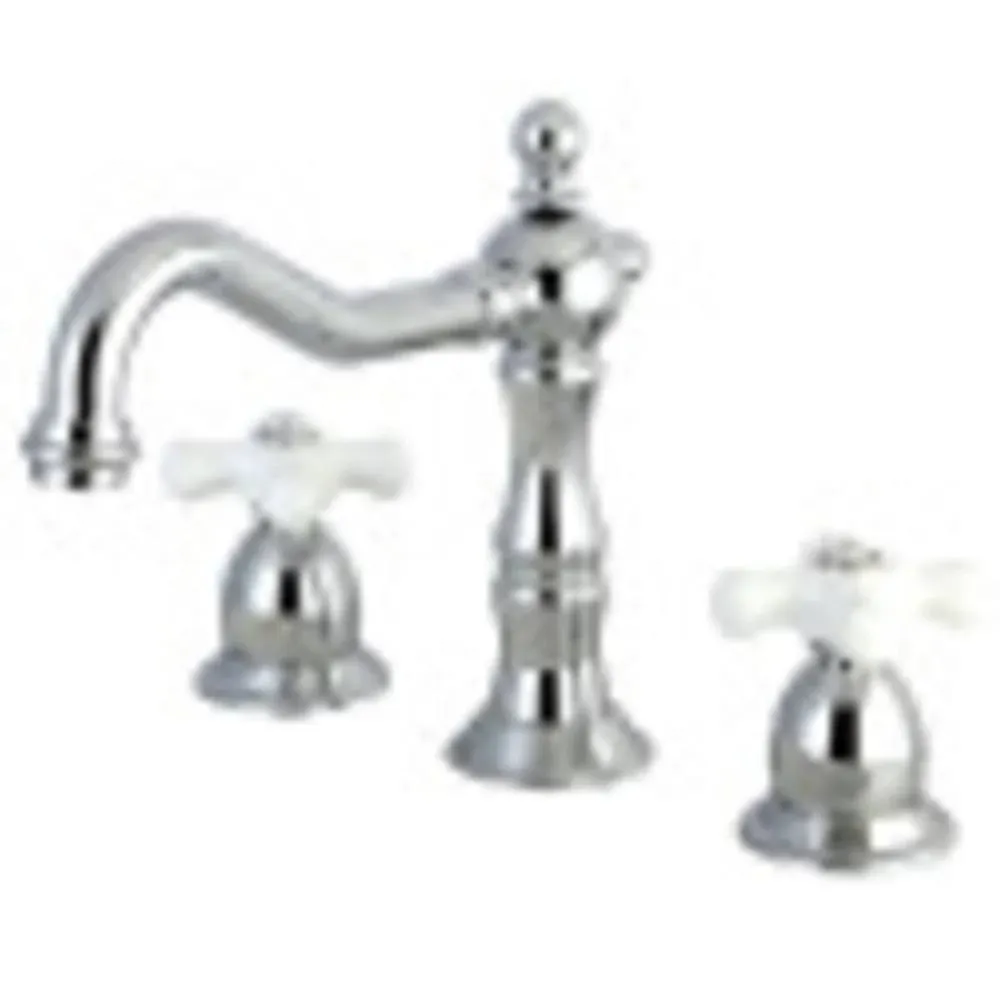 Kingston Brass KS1971PX 8 in. Widespread Bathroom Faucet, Polished Chrome - Kingston Brass KS1971PX