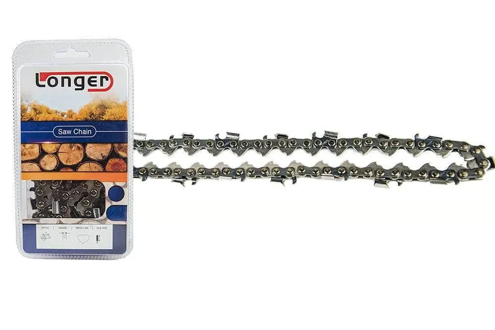 Jeremywell 20 inch Full Chisel Chainsaw Chain Blade 72 Drive Links 3/8" Pitch 0 ...