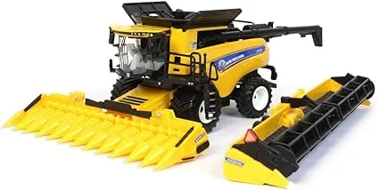 Ertl 1/64 Prestige New Holland CR9.90 Combine with Folding Cornhead & Draper Header, One Time Production 45th Anniversary 13958