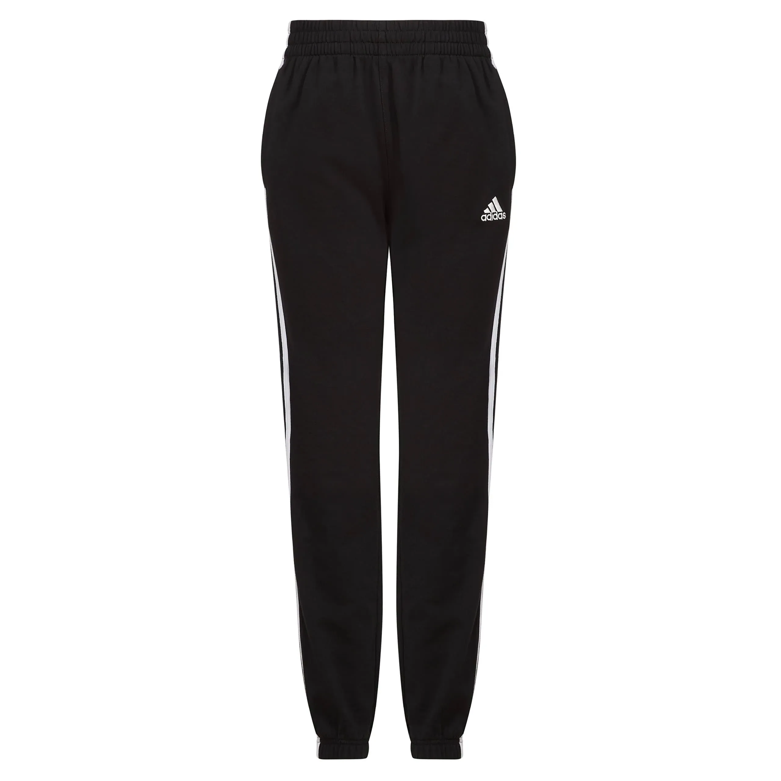 Adidas Big Boys Essentials Classic 3 Stripe Joggers - Black - Large