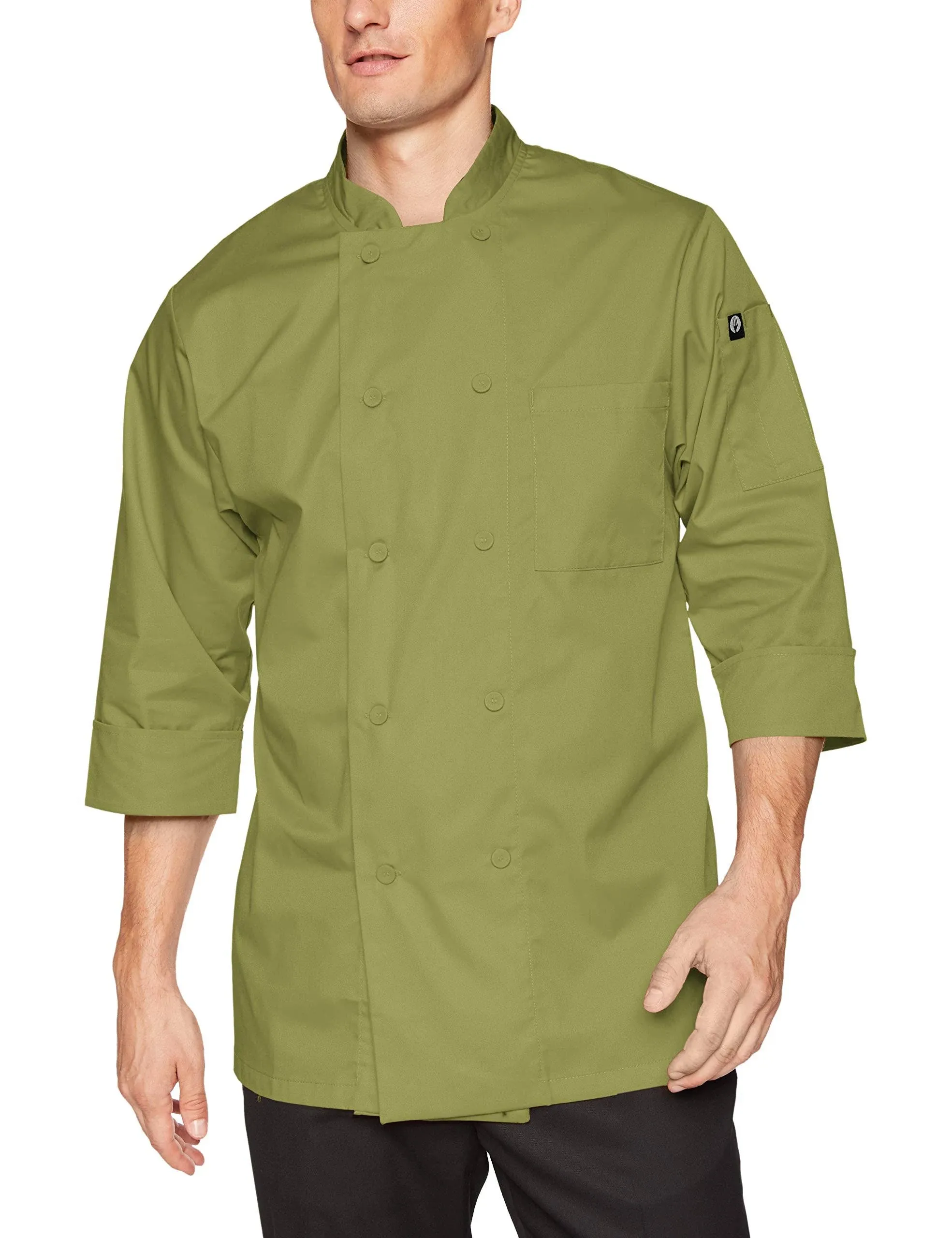 Chef Works Men's Morocco 3/4 Sleeve Chef Coat