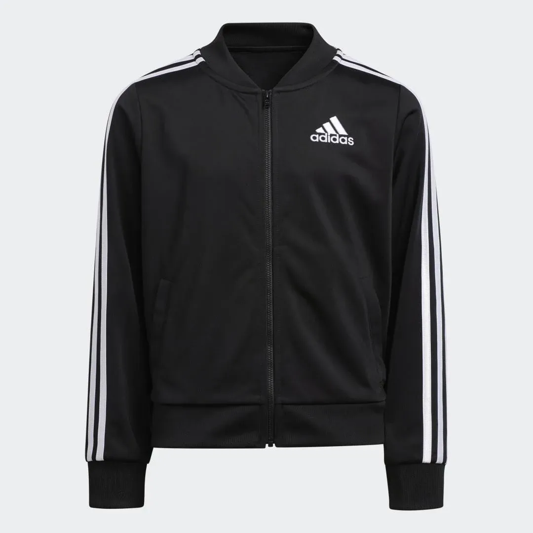 Adidas Girls' Tricot Bomber Jacket - Black