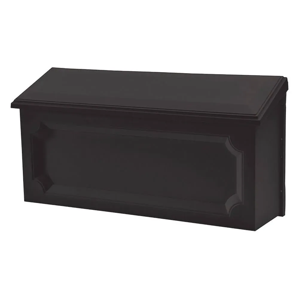 Gibraltar - WMH00B04 - Windsor Plastic Wall Mount Black Mailbox