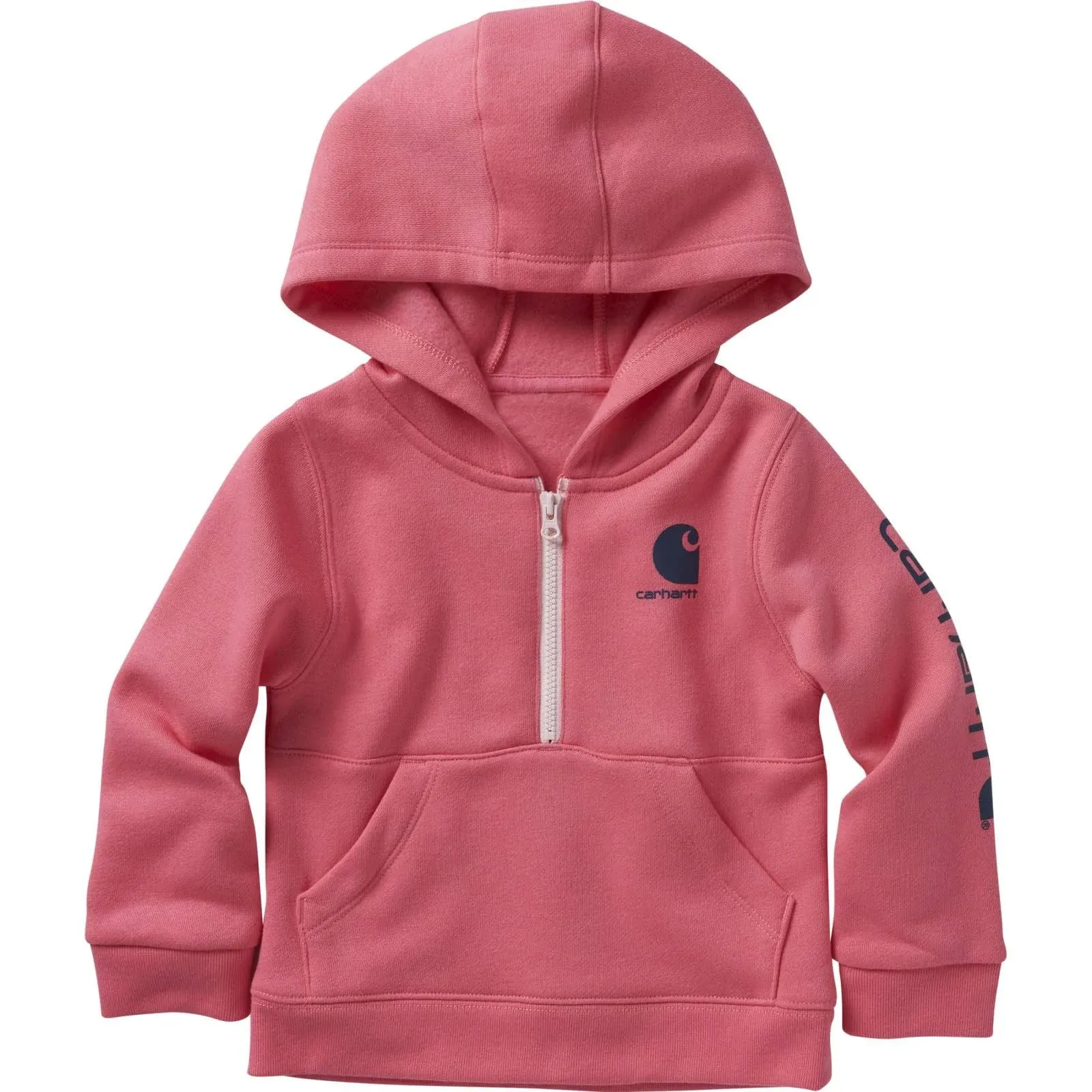 Carhartt Girls' Long-Sleeve Half-Zip Sweatshirt