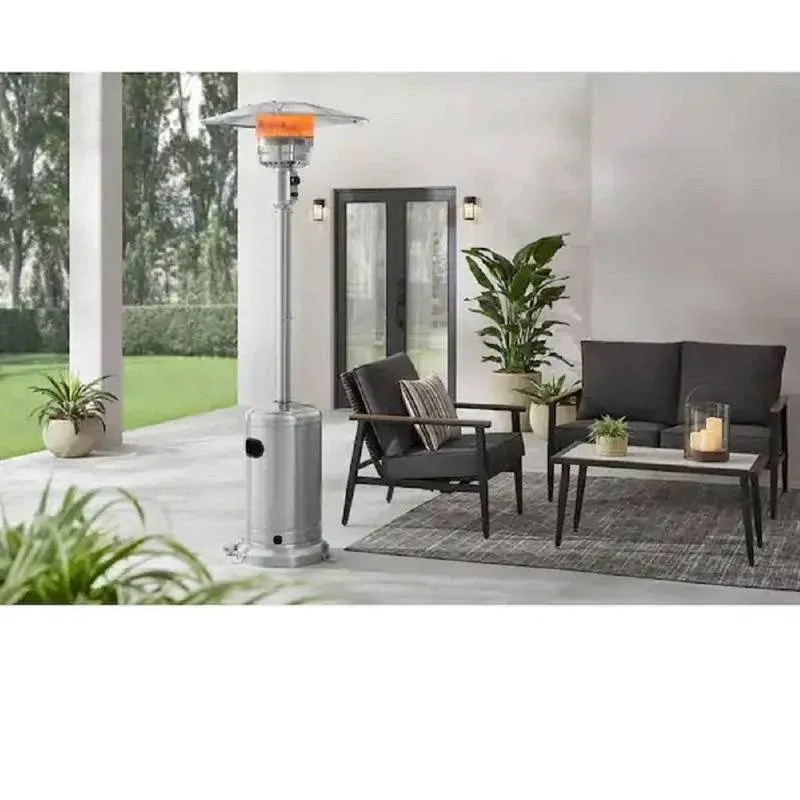 Hampton Bay 48000 Btu Stainless Steel Patio Heater