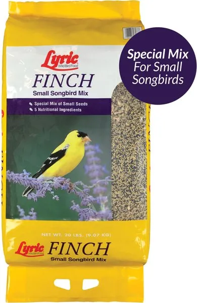 Lyric Finch Wild Bird Seed, Small Songbird Bird Finch Food - 20 lb. Bag