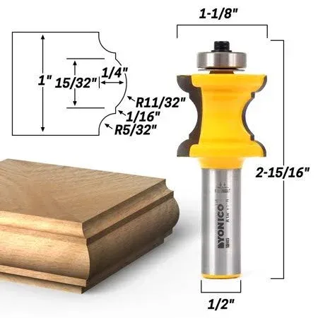 Yonico Bullnose Router Bit