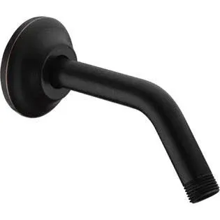 BESTILL Wall Mounted 6 Inch Extension Shower Head Arm, Shower Arm and Flange Included, Oil Rubbed Bronze