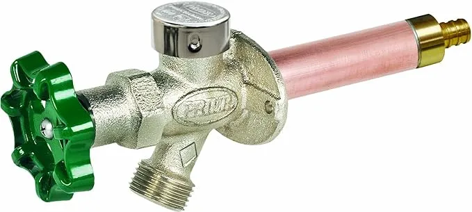 Prier C-144X06 6-Inch Anti-Siphon Freezeless Hydrant with 1/2-Inch PEX Adapter