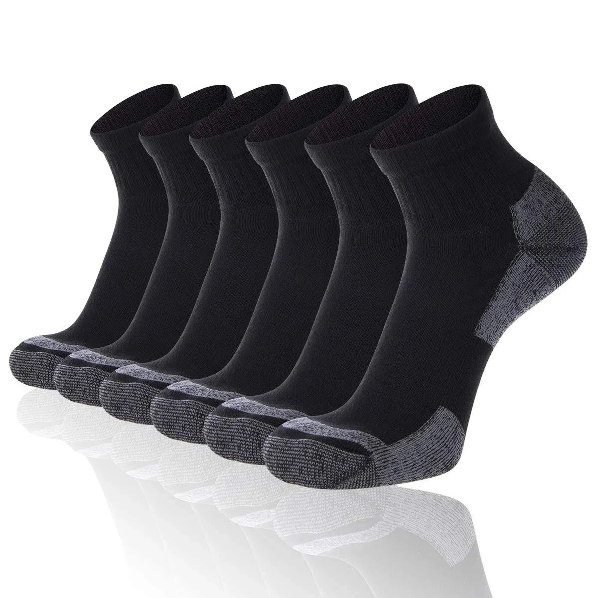 Flyrun Men's Athletic Ankle Quarter Socks