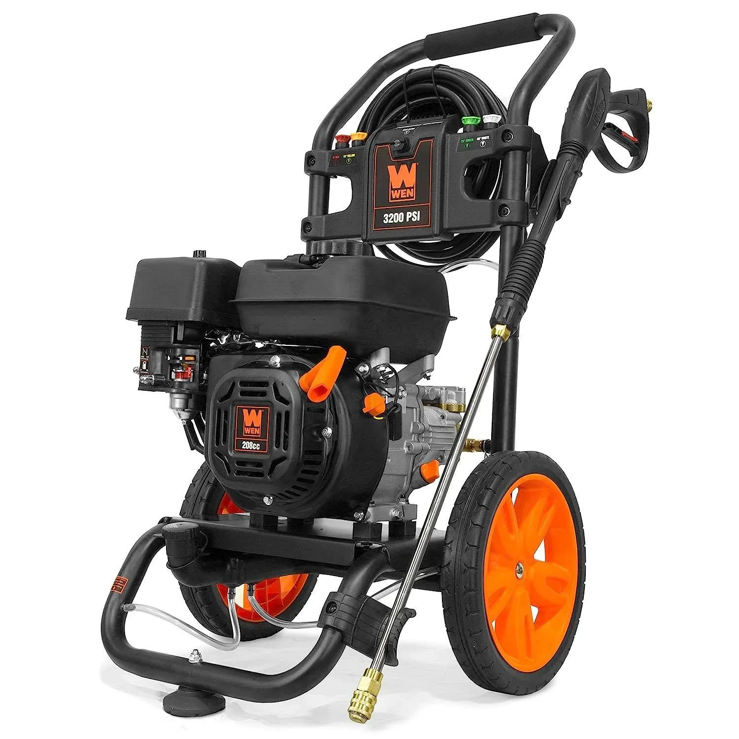 WEN PW3200 Gas-Powered 3200 PSI 208cc Pressure Washer, Carb Compliant, Black