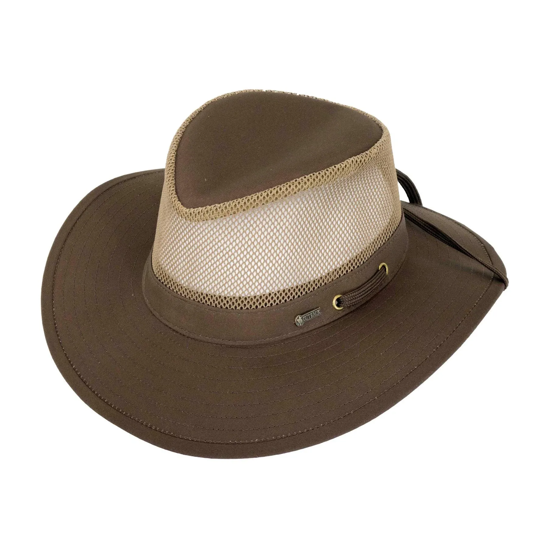 Outback Trading Men's River Guide with Mesh II Hat