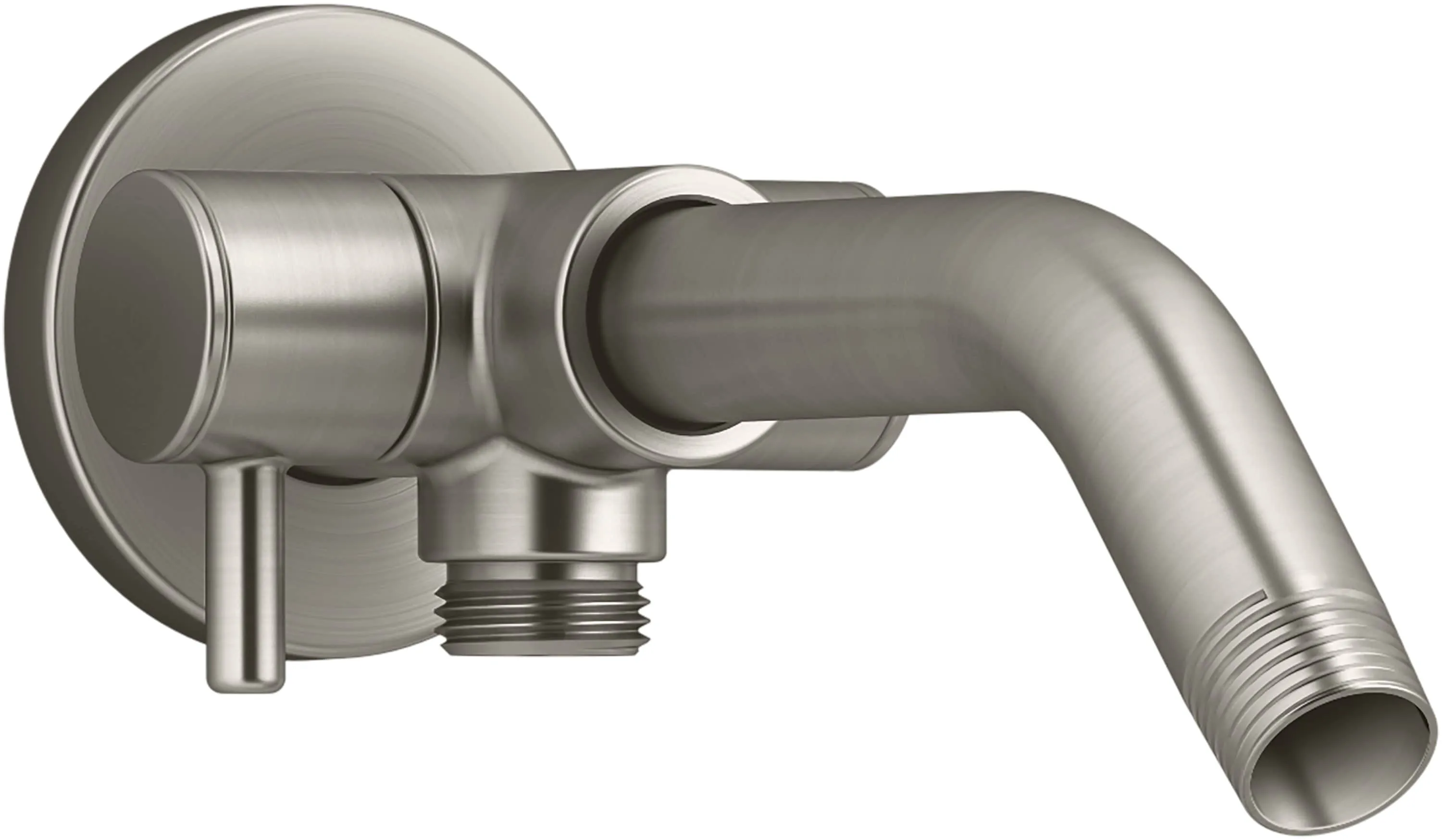 KOHLER K-76331-BN Shower Arm With 2-Way Diverter In Vibrant Brushed Nickel