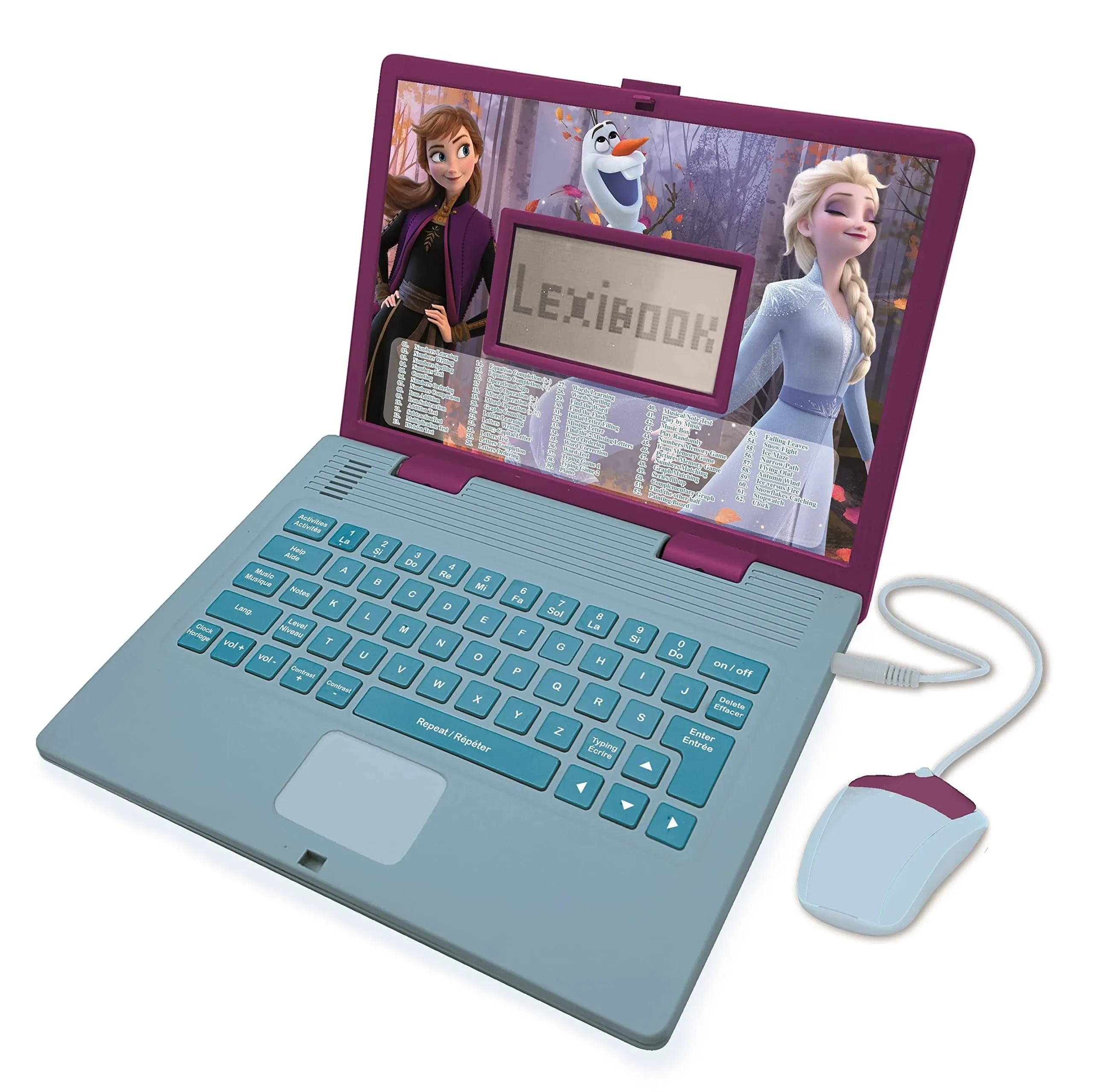 Lexibook Disney Frozen 2 - Educational and Bilingual Laptop Frencheng