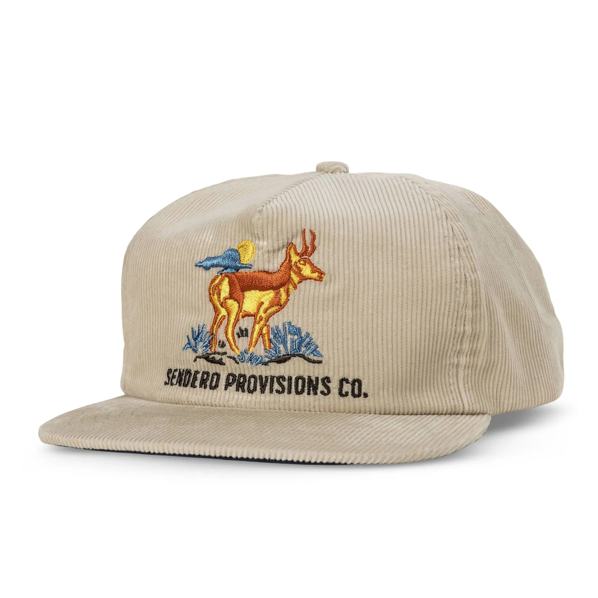 Adult Sendero Provisions Co. Pronghorn Snapback Hat One Size White