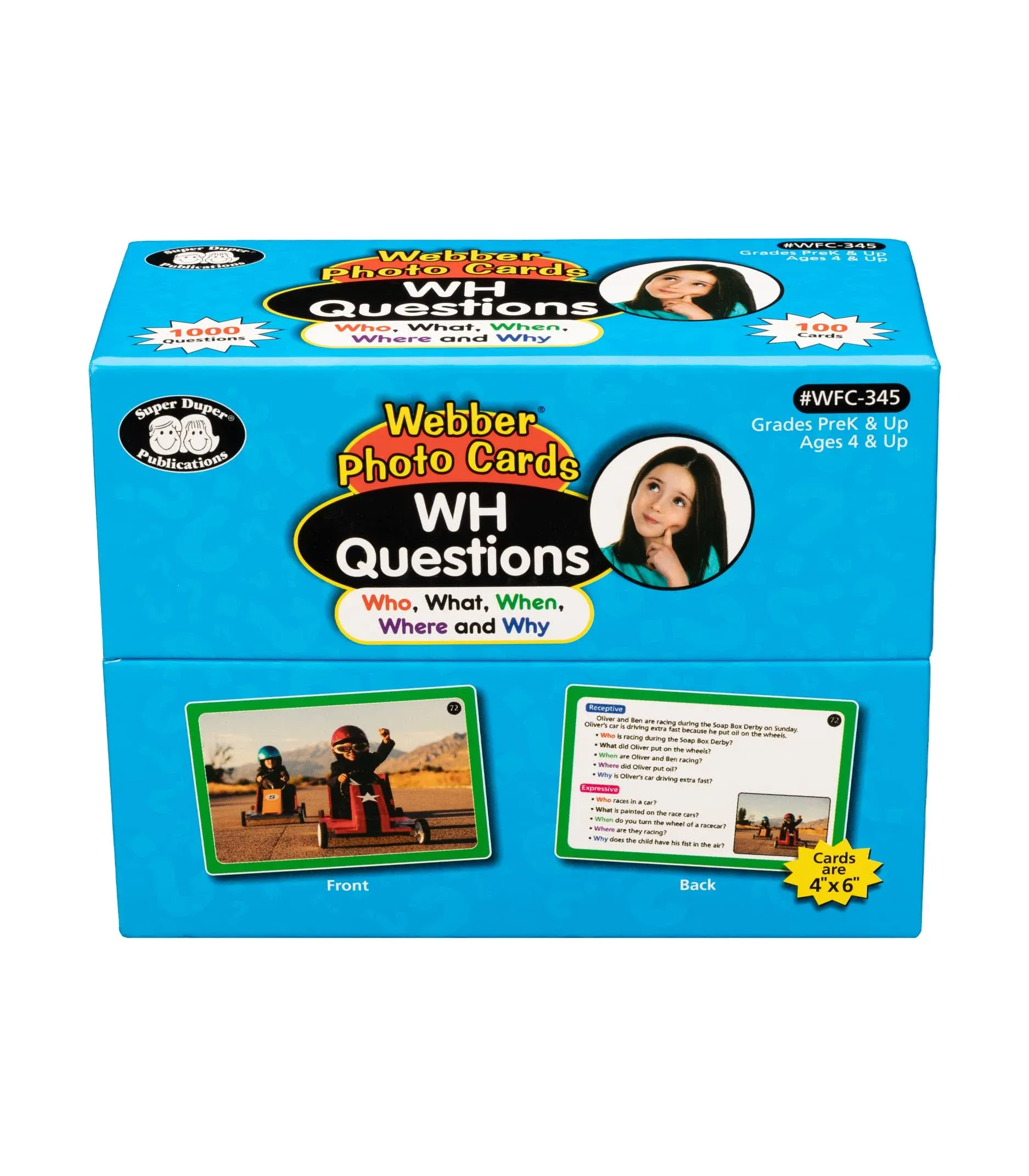 Webber® Photo Cards WH Questions