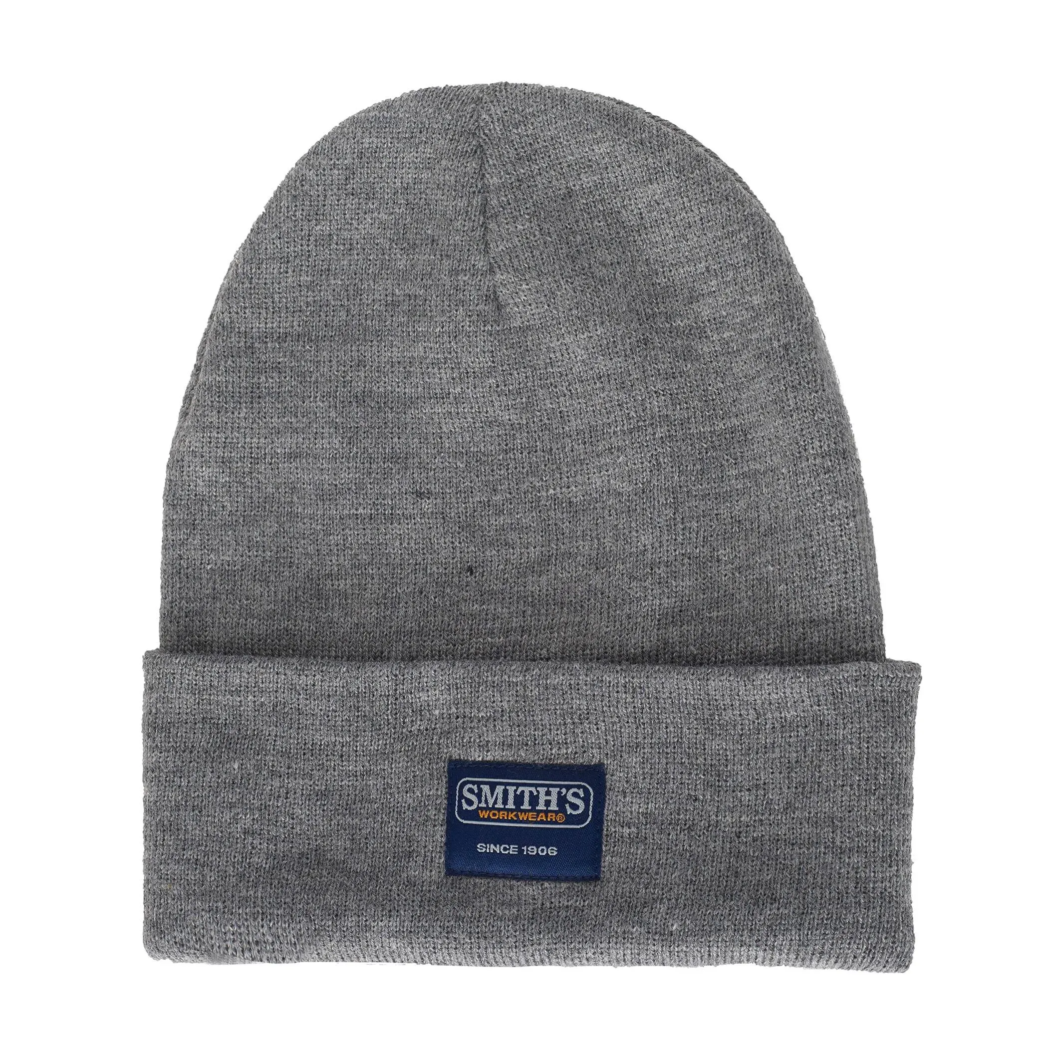 Smith's Workwear Men's Pull-On Knit Hat, Grey