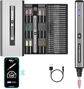 AM ARROWMAX Carving Bits Wood Engraving Router Bit with (2.35mm) Shank, 24 Pcs Engraving Bits to Meet Your Different Needs, Durable Rotary Tools Accessories for DIY Woodworking, Carving