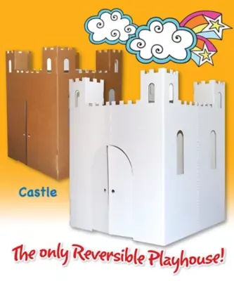 Easy Playhouse Castle Cardboard Playhouse